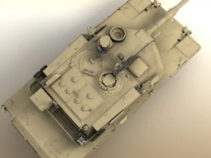 m1a1 abrams tank 3D Model