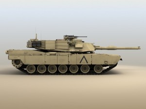 m1a1 abrams tank 3D Модель