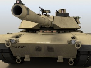 m1a1 abrams tank 3D Модель