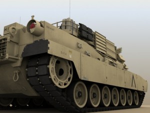 m1a1 abrams tank 3D Модель