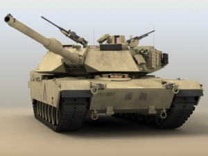 m1a1 abrams tank 3D Модель
