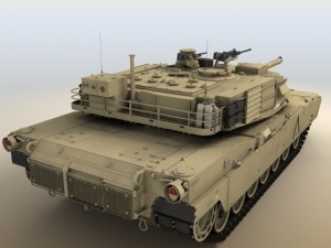 m1a1 abrams tank 3D Модель
