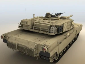 m1a1 abrams tank 3D Model