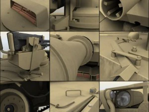 m1a1 abrams tank 3D Model