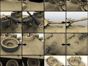 m1a1 abrams tank 3D Модель