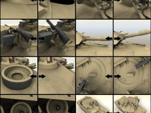 m1a1 abrams tank 3D Model