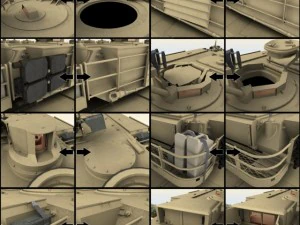 m1a1 abrams tank 3D Model