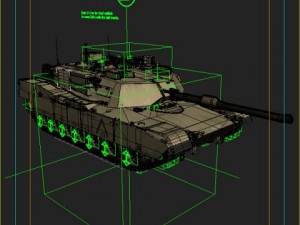 m1a1 abrams tank 3D Модель