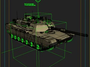 m1a1 abrams tank 3D Model