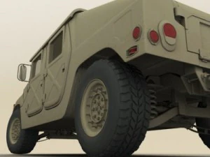 hmmwv military humvee 3D Model