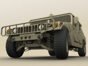hmmwv military humvee Modelo 3D