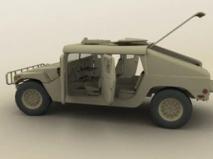 hmmwv military humvee 3D Model