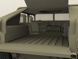 hmmwv military humvee Modelo 3D