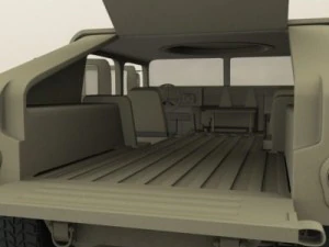hmmwv military humvee 3D Model
