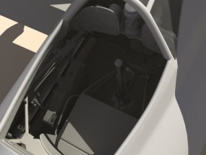 fiat cr42 falco fighter biplane 3D Model