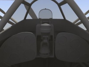 fiat cr42 falco fighter biplane 3D Model
