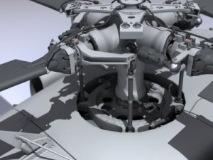 Uh60 blackhawk navy helicopter 3D Model