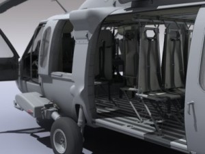 Uh60 blackhawk navy helicopter 3D Model