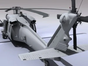 Uh60 blackhawk navy helicopter 3D Model