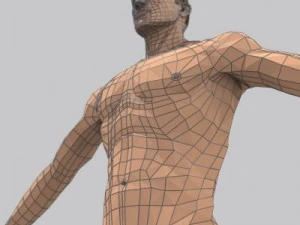 現実的な男性キャラクター 3Dモデル