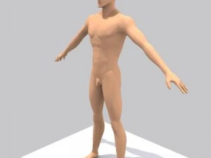 realistic male character 3D Model