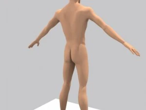 realistic male character 3D Model