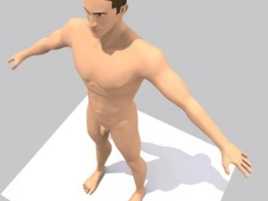 realistic male character 3D Model