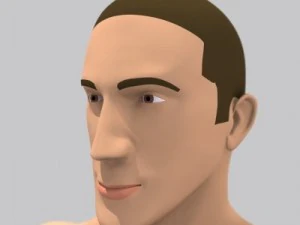 realistic male character 3D Model