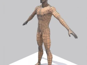 realistic male character 3D Model
