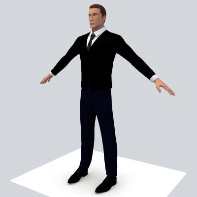 male character outfits 3D Model .c4d .max .obj .3ds .fbx .stl .blend 
