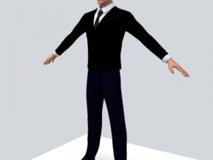 male character outfits Modello 3D