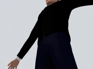 male character outfits 3D Model