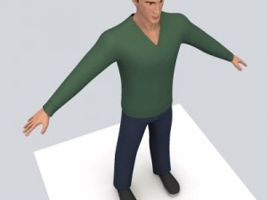 male character outfits 3D मॉडल