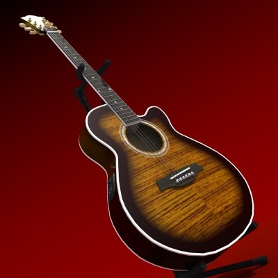 guitar 3D मॉडल .c4d .max .obj .3ds .fbx .stl .blend 