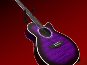 guitar 3D मॉडल