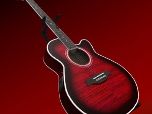 guitar 3D मॉडल