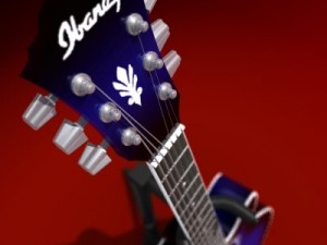 guitar 3D मॉडल