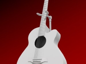 guitar 3D मॉडल