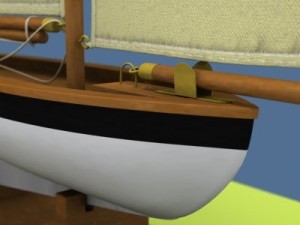 model sailboat Modelo 3D