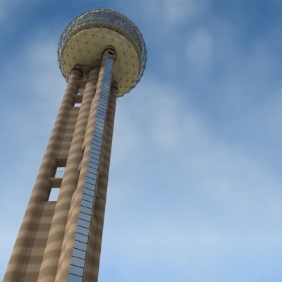 reunion tower dallas texas 3D Model .c4d .max .obj .3ds .fbx .stl .blend