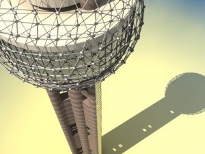 reunion tower dallas texas 3D Модель