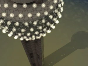 reunion tower dallas texas 3D Model