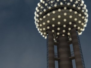reunion tower dallas texas 3D Модель