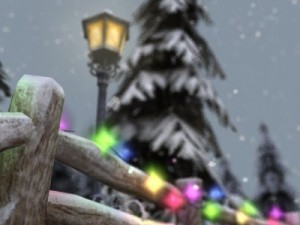 winter pine park 3D Model