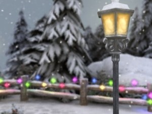 winter pine park 3D Model