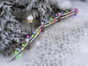 winter pine park 3D Model