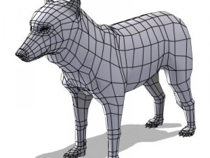 wolf 3D Модель