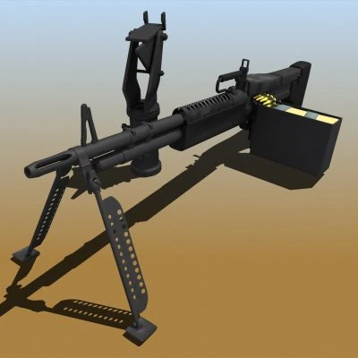 m60 machine 3D Model .c4d .max .obj .3ds .fbx .stl .blend