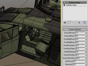 hmmmwv military humvee camouflaged 3D Model