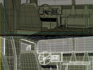 hmmmwv military humvee camouflaged 3D Model
